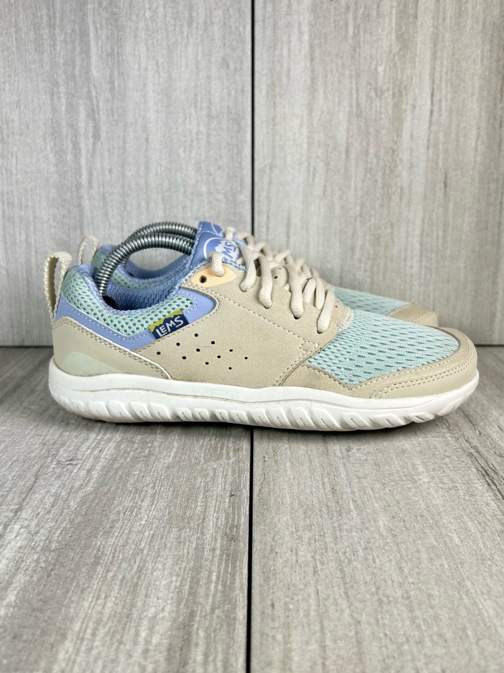 LEMS Primal Zen Frost Blue Minimalist Zero Drop Barefoot Sneaker Women’s Size 6